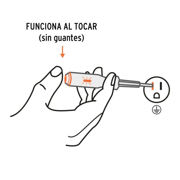 Probador de circuitos de corriente alterna 19 cm, TRUPER - Image 4