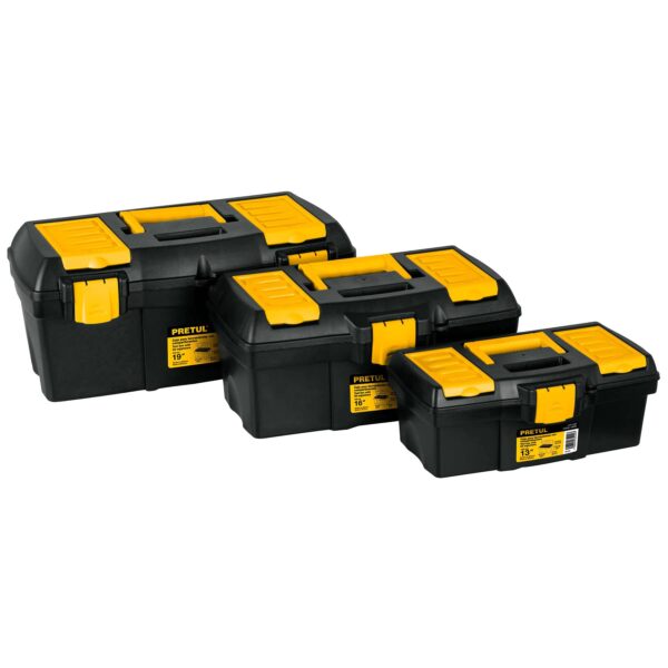 Cajas para herramienta, con compartimentos, PRETUL