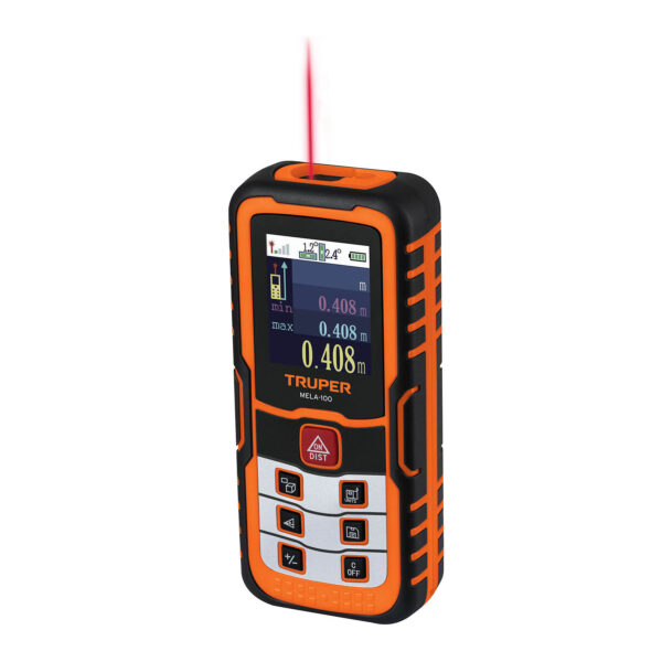 Medidor láser de distancia de 0.05 m a 100 m TRUPER