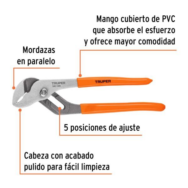 Alicate picoloro mango PVC TRUPER - Image 2