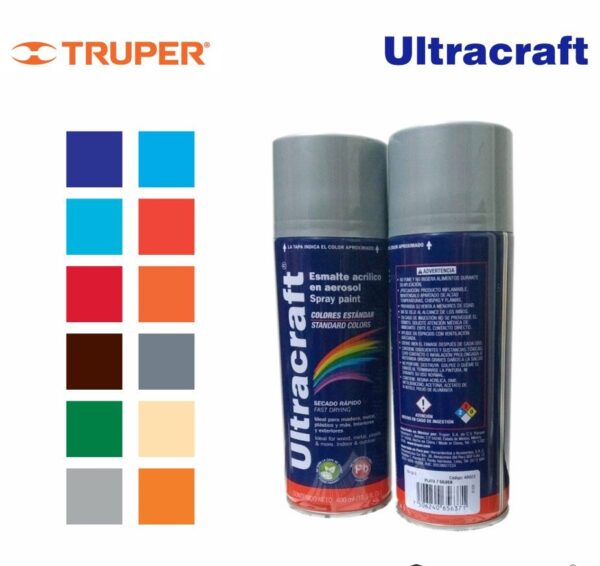 Spray acrílico en aerosol ULTRACRAFT