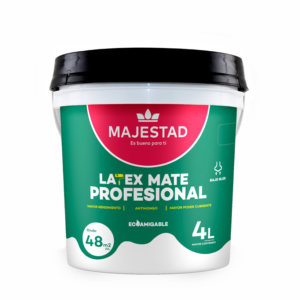Pintura Blanca Latex mate Profesional - 4Lt